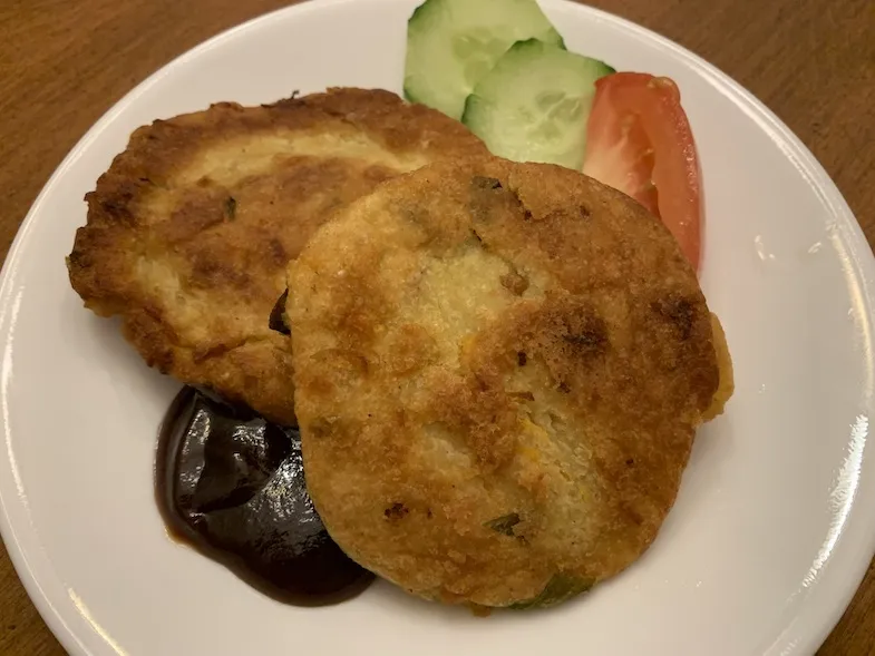 gluten-free chickpea fritters